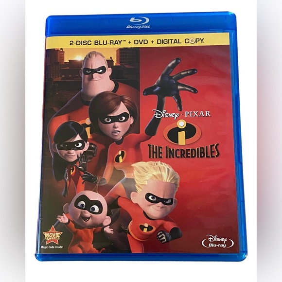 The Incredibles (2 Blu-Ray+DVD, 2011, 4-Disc Set, Includes Digital Copy)(Disney) - Picture 15 of 15
